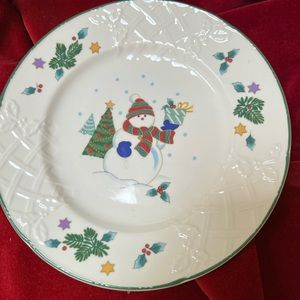 SALE!! Mikasa English Countryside Plate. Winter scene. 8.5”.